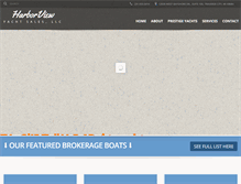 Tablet Screenshot of harborviewyachtsales.com